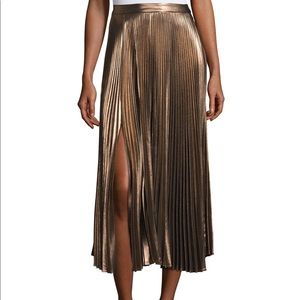 ALC Bobby metallic midi skirt size 6